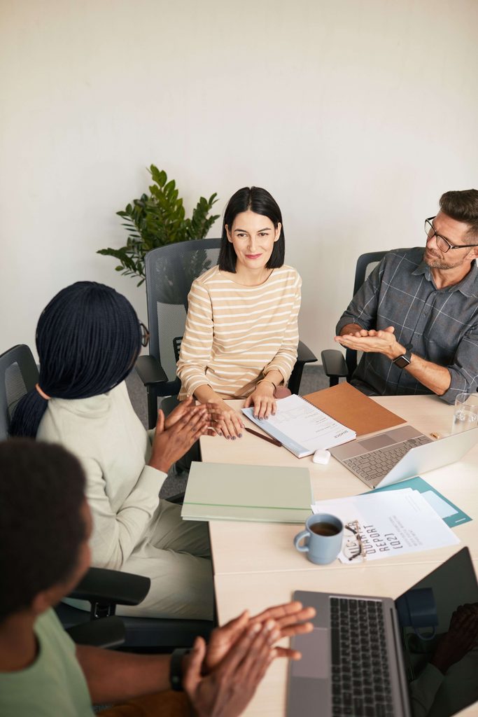 Recruitment agency in Vadodara conducting a candidate interview